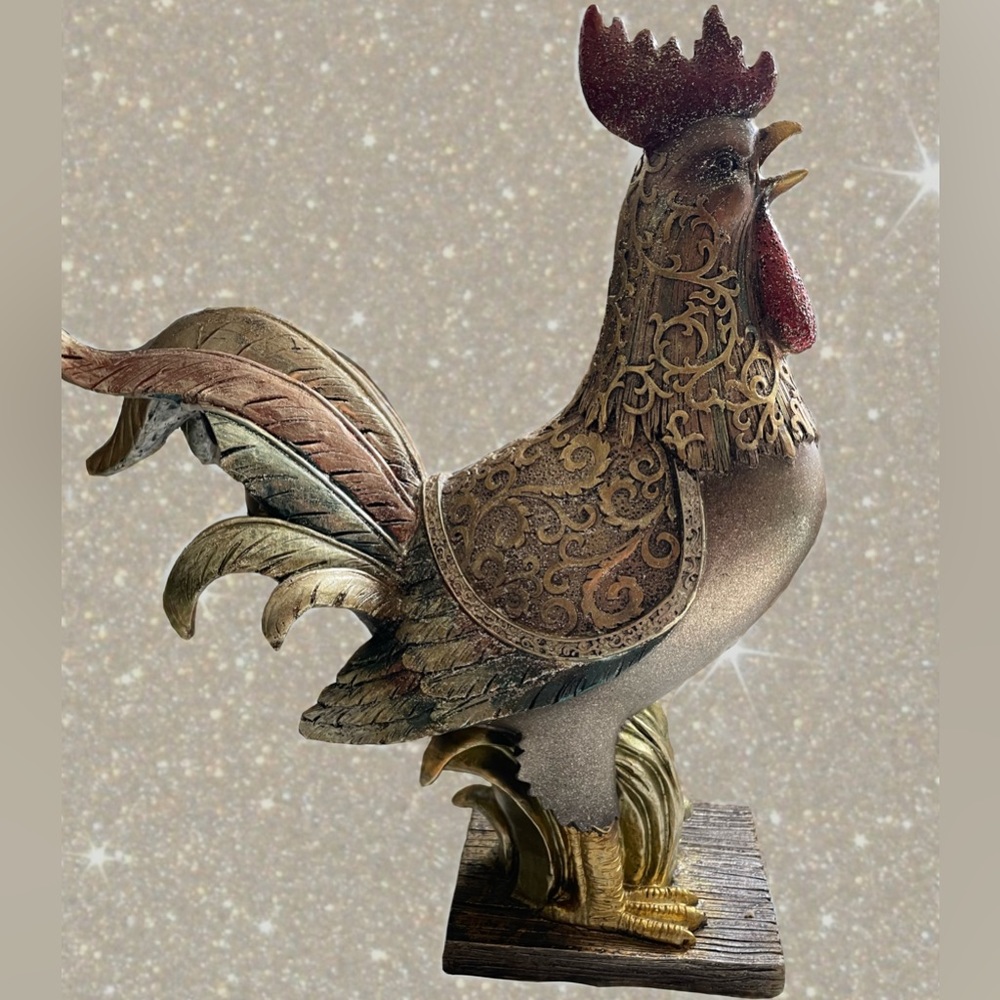 Golden Decor Rooster